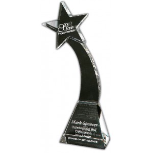Blazing Star Crystal Trophy